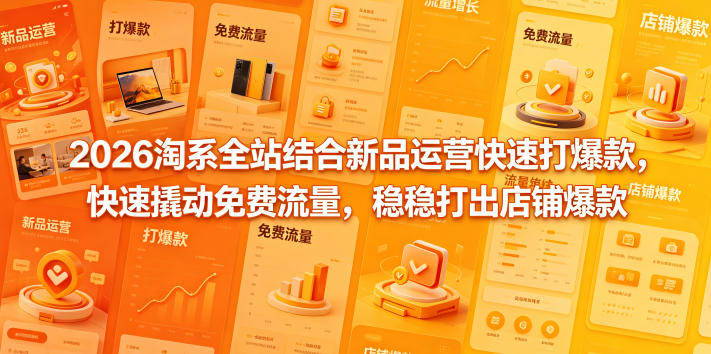 2026淘系全站结合新品运营快速打爆款,快速撬动免费流量,稳稳打出店铺爆款(更新5月12日)-悟空知识星球