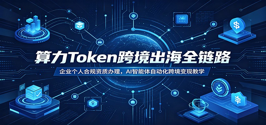 算力Token跨境出海全链路：企业个人合规资质办理，AI智能体自动化跨境变现教学-悟空知识星球