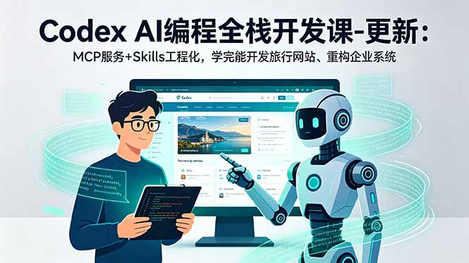 (18858期)Codex AI编程全栈开发课-更新:MCP服务+Skills工程化,学完能开发旅行网站、重构企业系统-悟空知识星球