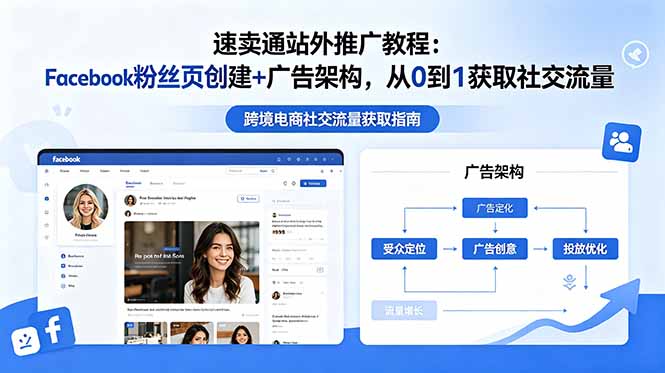 (18888期)速卖通站外推广教程:Facebook粉丝页创建+广告架构,从0到1获取社交流量-悟空知识星球