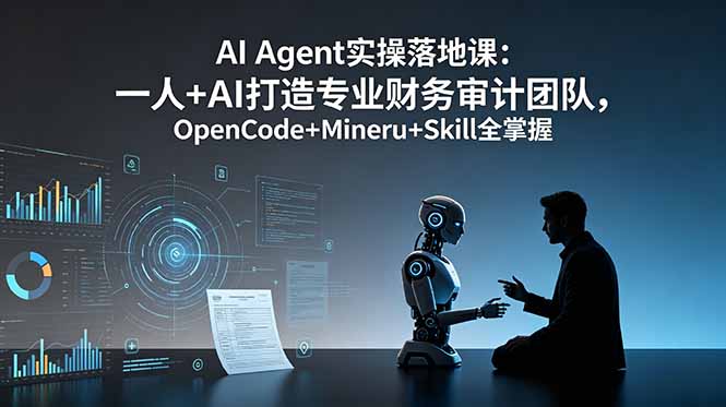 （19037期）AI Agent实操落地课：一人+AI打造专业财务审计团队，OpenCode+Mineru+Skill全掌握-悟空知识星球