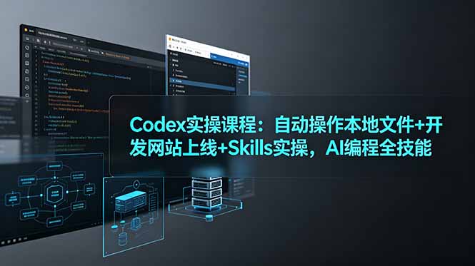(19009期)Codex实操课程:自动操作本地文件+开发网站上线+Skills实操,AI编程全技能-悟空知识星球