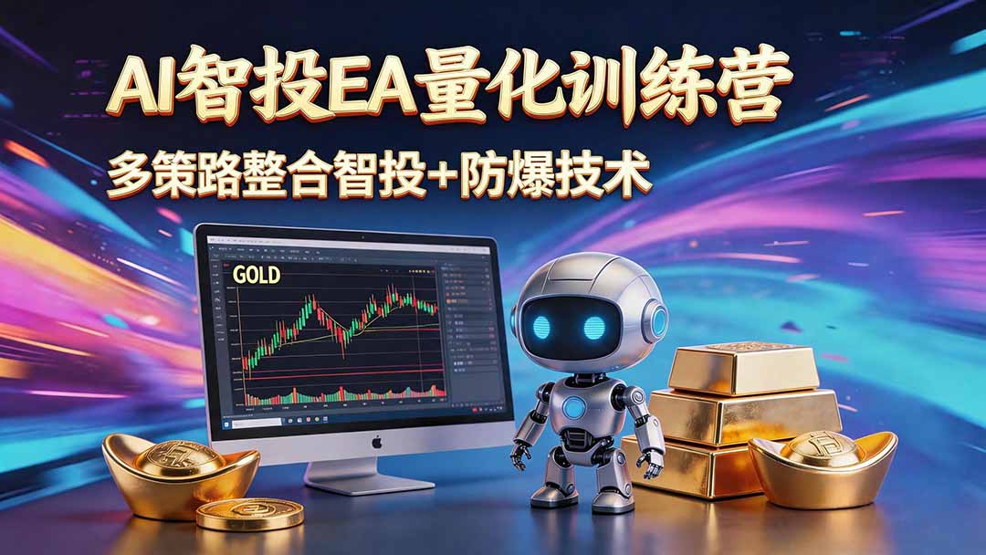 (18880期)AI智投EA量化运营技术,自动化黄金操盘技术,小白也可以轻松上手日入1000+-悟空知识星球