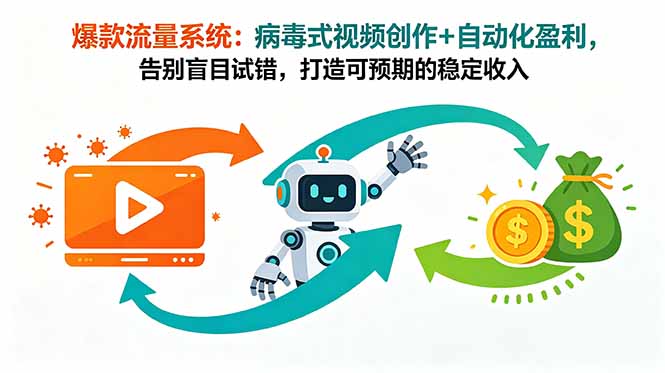 (18882期)爆款流量系统:病毒式视频创作+自动化盈利,告别盲目试错,打造可预期的稳定收入-悟空知识星球