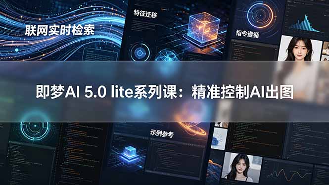 （18962期）即梦AI 5.0 lite实战课：联网实时检索+特征迁移+指令遵循+示例参考，精准控制AI出图-悟空知识星球
