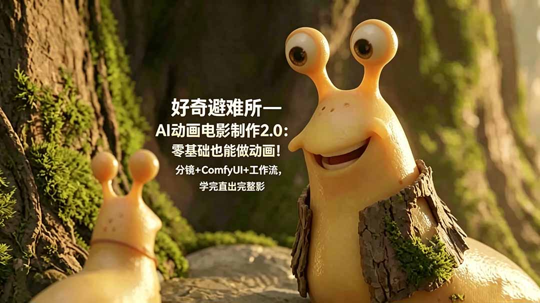 (18924期)好奇避难所—AI动画电影制作2.0:零基础也能做动画!分镜+ComfyUI+工作流,学完直出完整影片-悟空知识星球