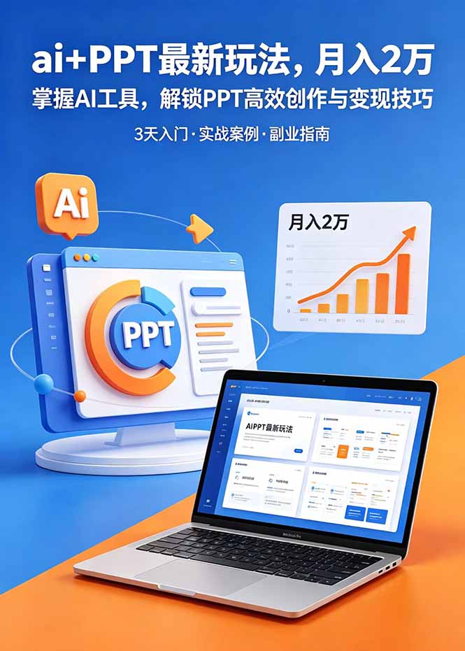(18881期)ai+PPT最新玩法,月入2万掌握AI工具,解锁PPT高效创作与变现技巧3天入门,实战案例·副业指南-悟空知识星球