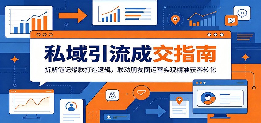 私域引流成交指南:拆解笔记爆款打造逻辑,联动朋友圈运营实现精准获客转化-悟空知识星球