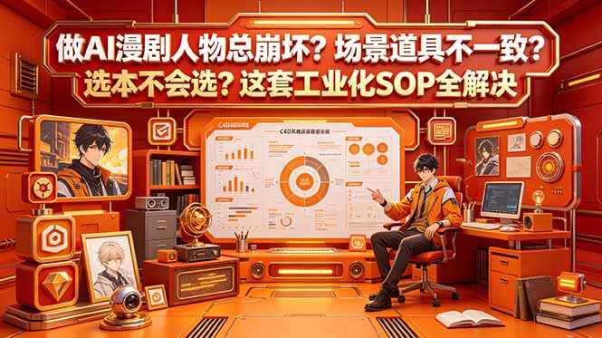 (18850期)做AI漫剧人物总崩坏?场景道具不一致?选本不会选?这套工业化SOP全解决 (更新)-悟空知识星球