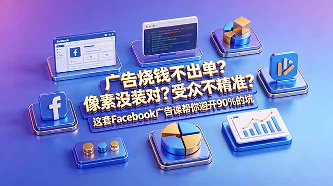 (18850期)广告烧钱不出单?像素没装对?受众不精准?这套Facebook广告课帮你避开90%的坑-原创双语字幕-悟空知识星球