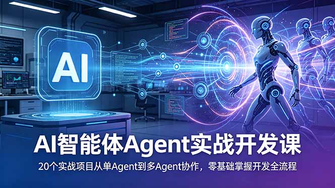 (18983期)AI智能体Agent实战开发课:20个实战项目从单Agent到多Agent协作,零基础掌握开发全流程-悟空知识星球