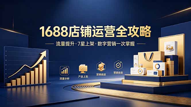 (18976期)1688店铺没流量?产品上架不到7星?数字营销不会投?全套运营技能一次学(更新6月)-悟空知识星球