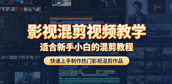 影视混剪视频教学,适合新手小白的混剪教程,快速上手制作热门影视混剪作品-悟空知识星球