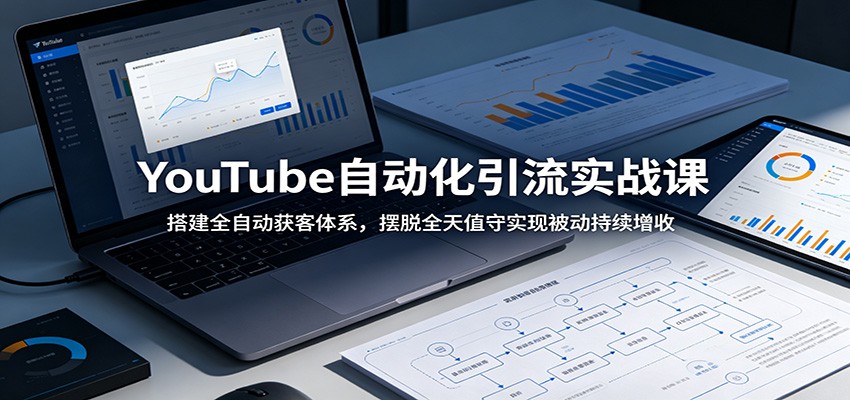 YouTube自动化引流实战课:搭建全自动获客体系,摆脱全天值守实现被动持续增收-悟空知识星球
