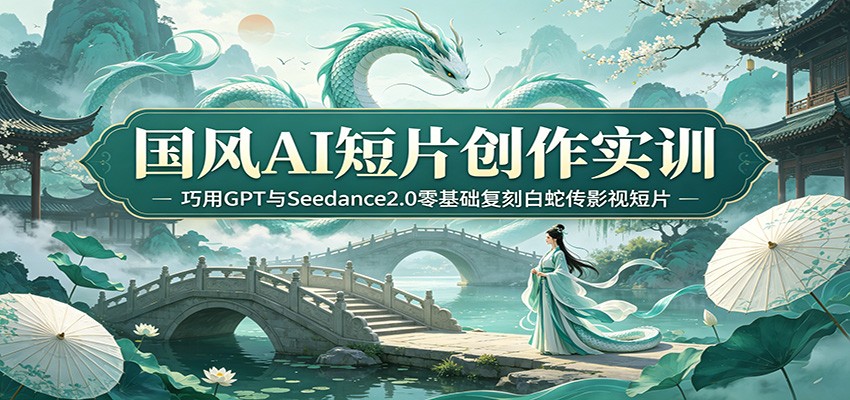国风AI短片创作实训:巧用GPT与Seedance2.0零基础复刻白蛇传影视短片-悟空知识星球