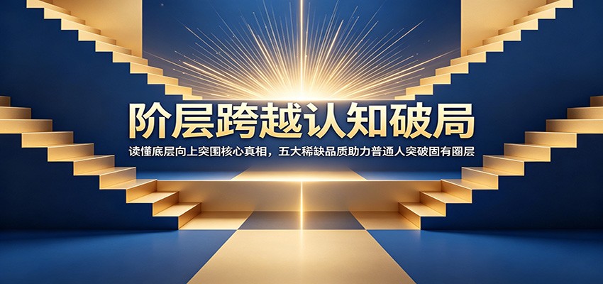 阶层跨越认知破局：读懂底层向上突围核心真相，五大稀缺品质助力普通人突破固有圈层-悟空知识星球