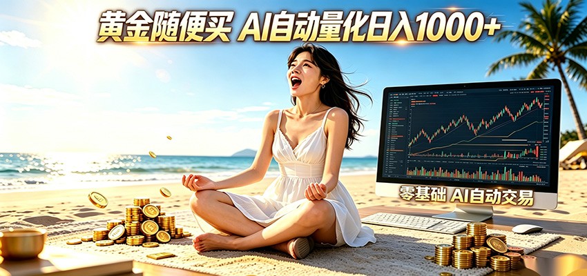 黄金随便买？AI自动外汇量化交易 在家当皇帝 日入1000+-悟空知识星球
