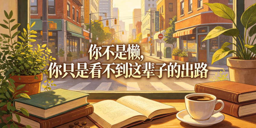 付费文章：你不是懒，你只是看不到这辈子的出路-悟空知识星球