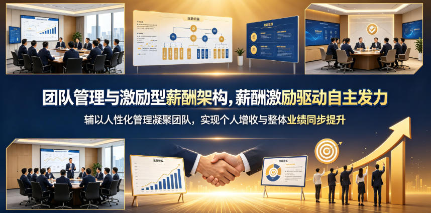 团队管理与激励型薪酬架构,薪酬激励驱动自主发力,辅以人性化管理凝聚团队,实现个人增收与整体业绩同步提升-悟空知识星球