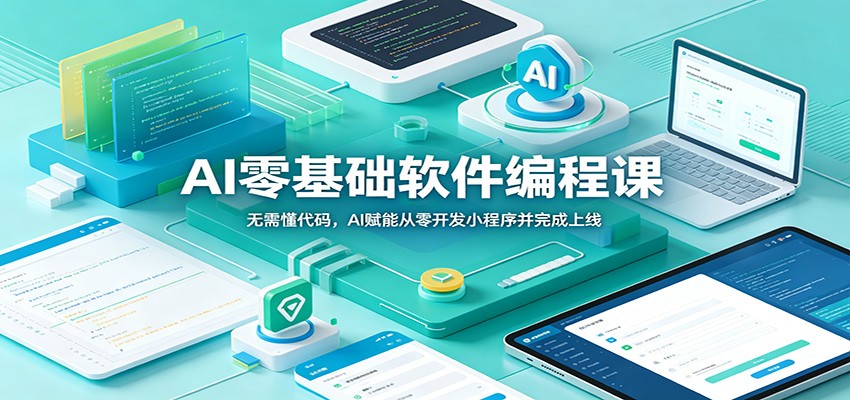 AI零基础软件编程课：无需懂代码，AI赋能从零开发小程序并完成上线-悟空知识星球