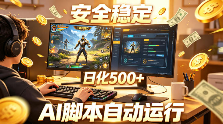 三角洲全自动挂G项目,AI脚本躺賺,日化500+,无需手动操作【揭秘】-悟空知识星球
