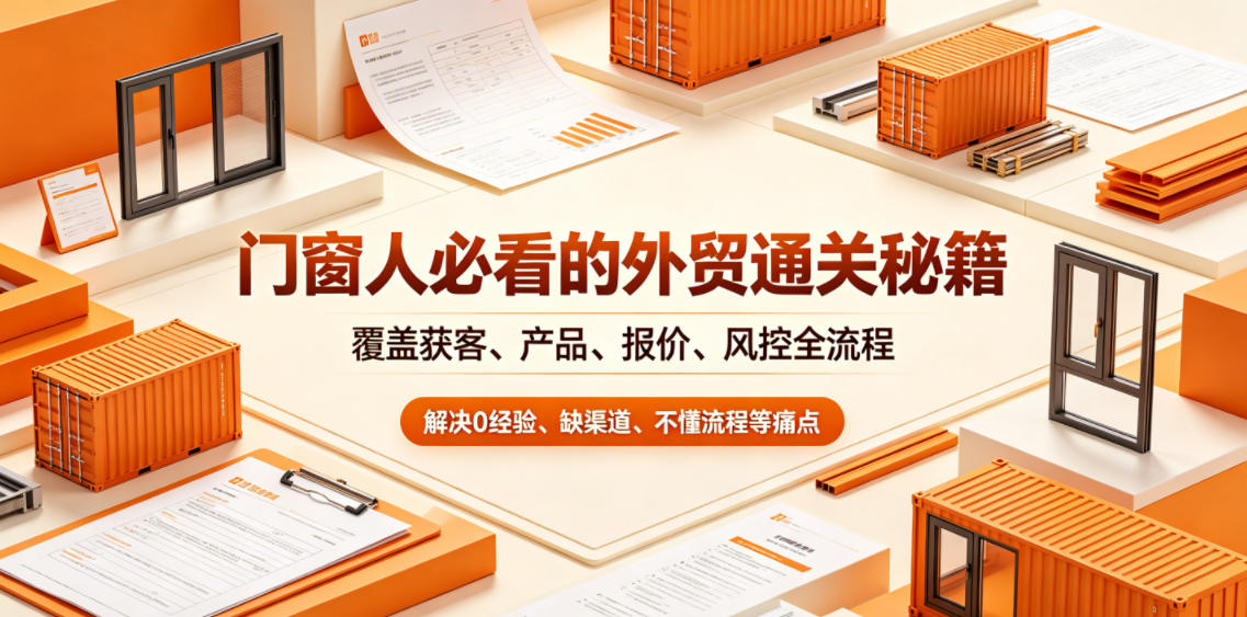 门窗人必看的外贸通关秘籍,块覆盖获客、产品、报价、风控全流程,解决0经验、缺渠道、不懂流程等痛点-悟空知识星球