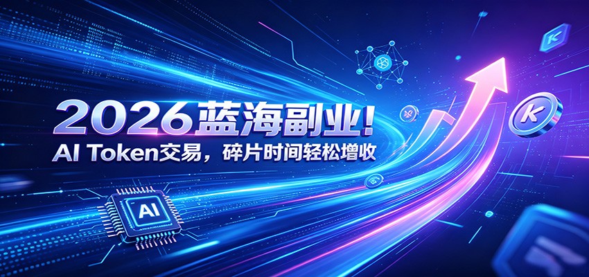 2026蓝海副业！AI Token交易，碎片时间轻松增收-悟空知识星球
