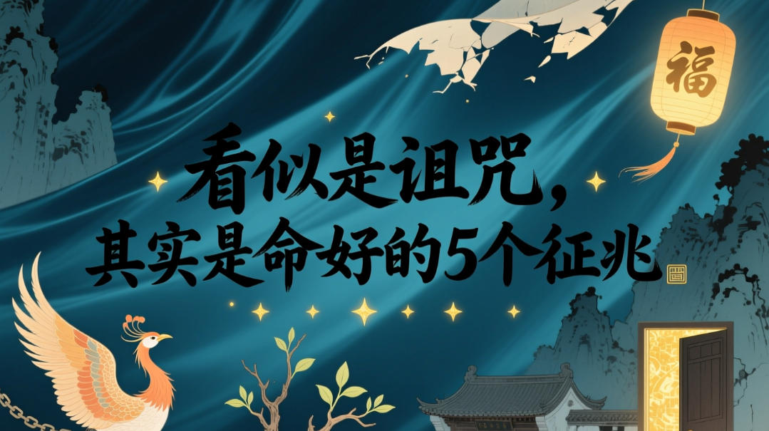 付费文章：看似是诅咒，其实是命好的5个征兆-悟空知识星球