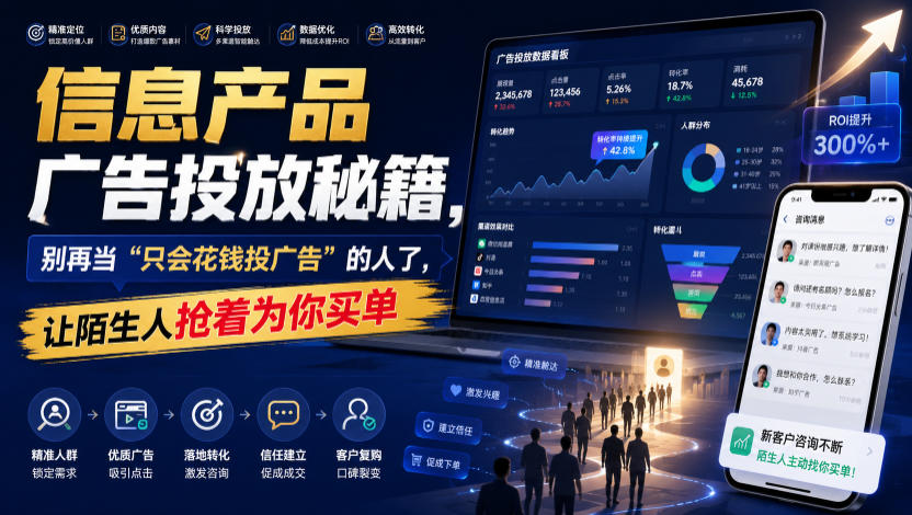 信息产品广告投放秘籍，别再当“只会花钱投广告”的人了，让陌生人抢着为你买单【原创双语字幕】-悟空知识星球