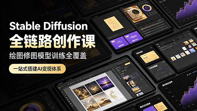 (19154期)Stable Diffusion全链路创作课,绘图修图模型训练全覆盖,一站式搭建AI变现体系-悟空知识星球