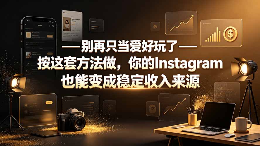 (19591期)别再只当爱好玩了——按这套方法做,你的Instagram也能变成稳定收入来源-悟空知识星球