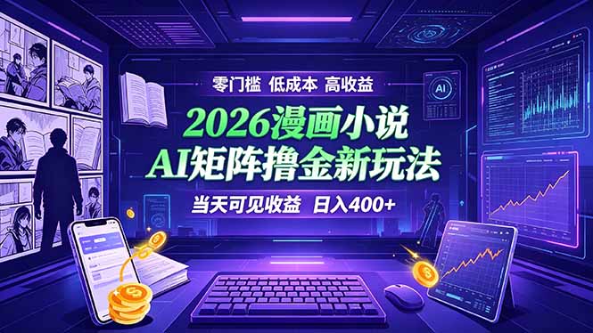 (19219期)爆款小说漫画大阅读 ai矩阵操作 当天可见收益 日入400+ 零门槛 高收益-悟空知识星球