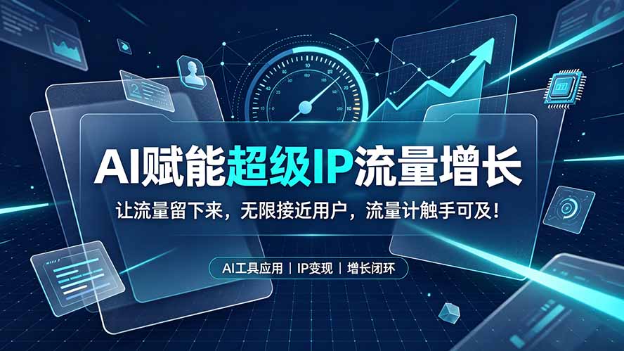 （19453期）AI赋能超级IP流量增长：让流量留下来，无限接近用户，流量计触手可及！-悟空知识星球