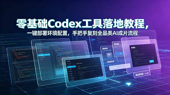 (19152期)零基础Codex工具落地教程,一键部署环境配置,手把手复刻全品类AI成片流程-悟空知识星球