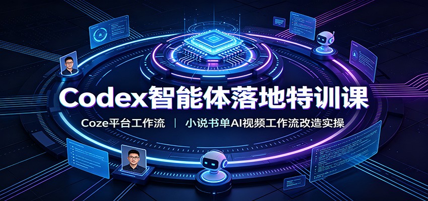 Codex智能体落地特训课：Coze平台工作流，小说书单AI视频工作流改造实操-悟空知识星球