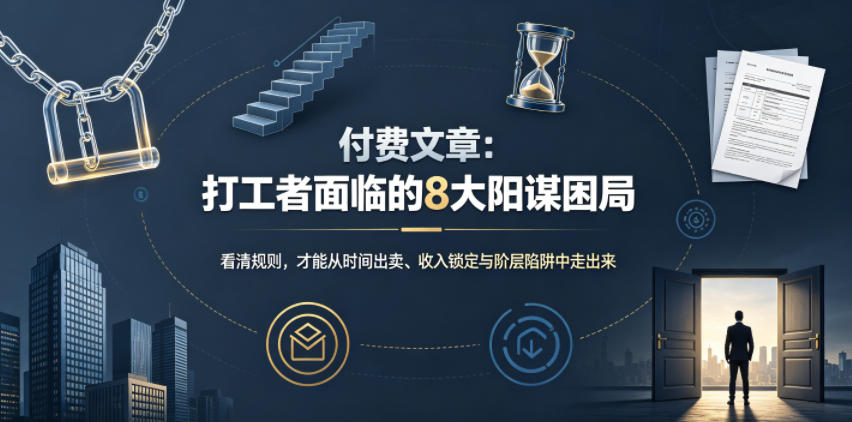 付费文章:打工者面临的8大阳谋困局-悟空知识星球
