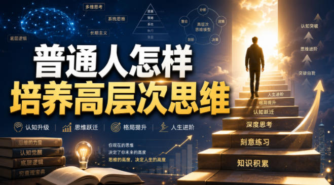 付费文章：普通人怎样培养高层次思维-悟空知识星球