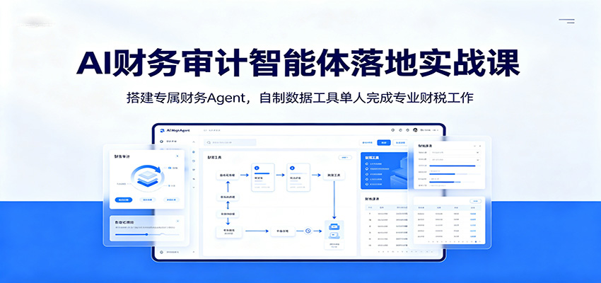 AI财务审计智能体落地实战课:搭建专属财务Agent,自制数据工具单人完成专业财税工作-悟空知识星球
