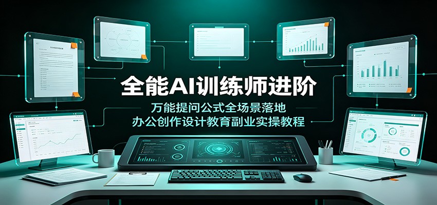 全能AI训练师进阶：万能提问公式全场景落地，办公创作设计教育副业实操教程-悟空知识星球