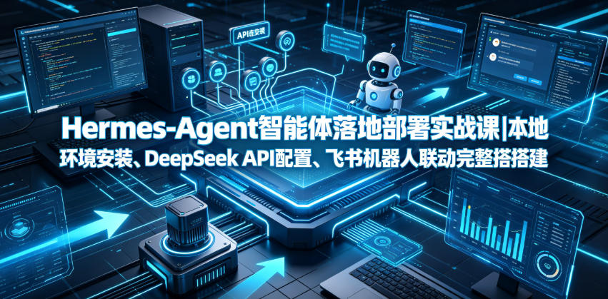 Hermes-Agent智能体落地部署实战课｜本地环境安装、DeepSeek API配置、飞书机器人联动完整搭建教程-悟空知识星球