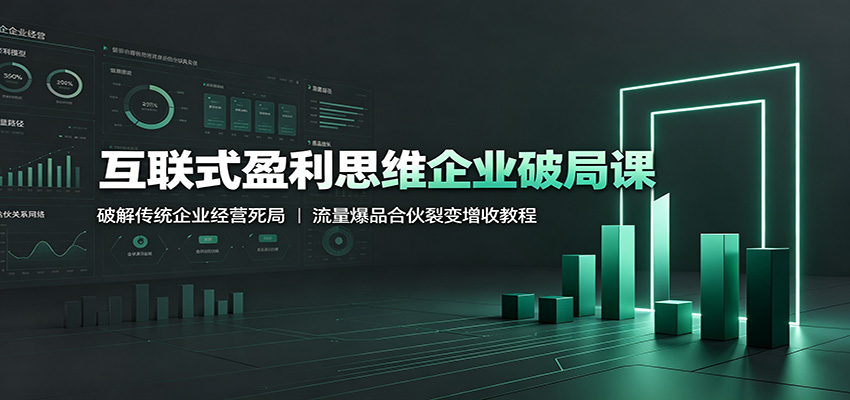 互联式盈利思维企业破局课：破解传统企业经营死局，流量爆品合伙裂变增收教程-悟空知识星球