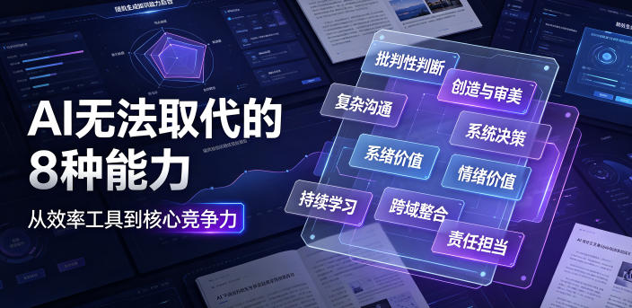 付费文章:AI无法取代的8种能力-悟空知识星球