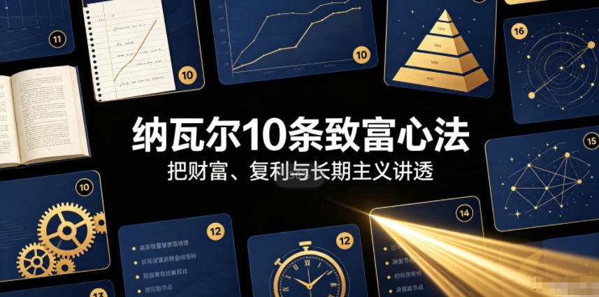 付费文章：纳瓦尔10条致富心法-悟空知识星球