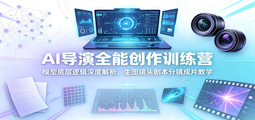AI导演全能创作训练营：模型底层逻辑深度解析，生图镜头剧本分镜成片教学-悟空知识星球