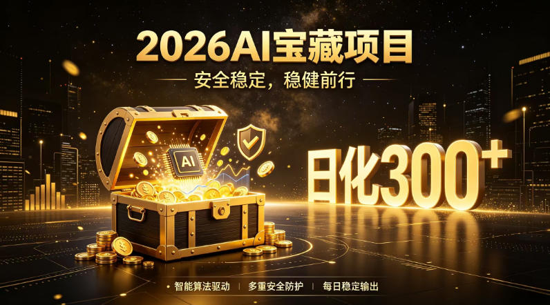 2026AI安全掘金项目，日化稳定300+，无需人为干预操作，当天见收益，操作简单【揭秘】-悟空知识星球