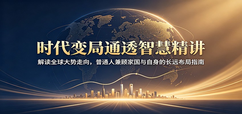 时代变局通透智慧精讲:解读全球大势走向,普通人兼顾家国与自身的长远布局指南-悟空知识星球
