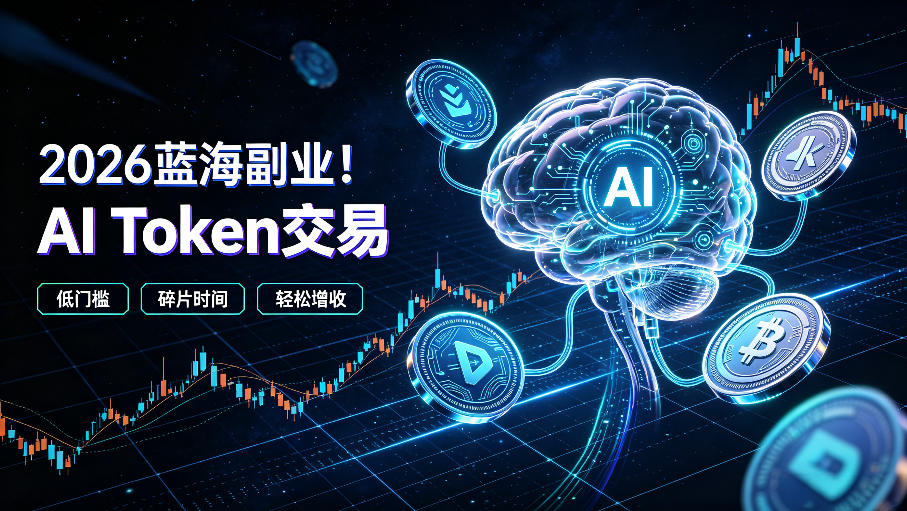 2026全新风口副业|AI智能Token交易,空闲时间轻松 賺 收益,无需全天盯盘【揭秘】-悟空知识星球