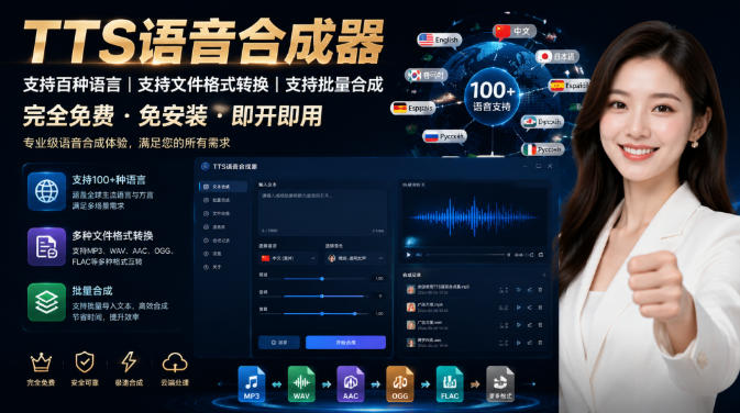 最新TTS配音,支持批量,支持文件格式转换,功能超多-悟空知识星球