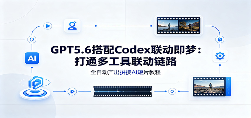 GPT5.6搭配Codex联动即梦:打通多工具联动链路,全自动产出拼接AI短片教程-悟空知识星球