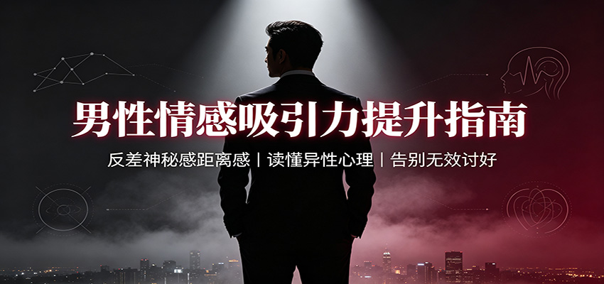 男性情感吸引力提升指南：反差神秘感距离感，读懂异性心理，告别无效讨好-悟空知识星球